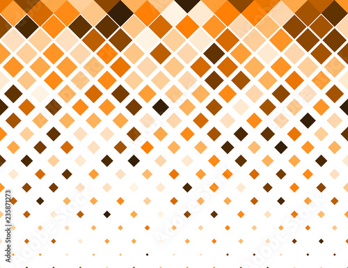 Fade abstract geometric random orange color background