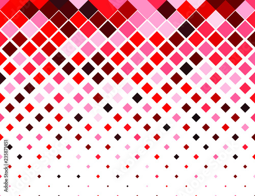 Fade abstract geometric random red color background