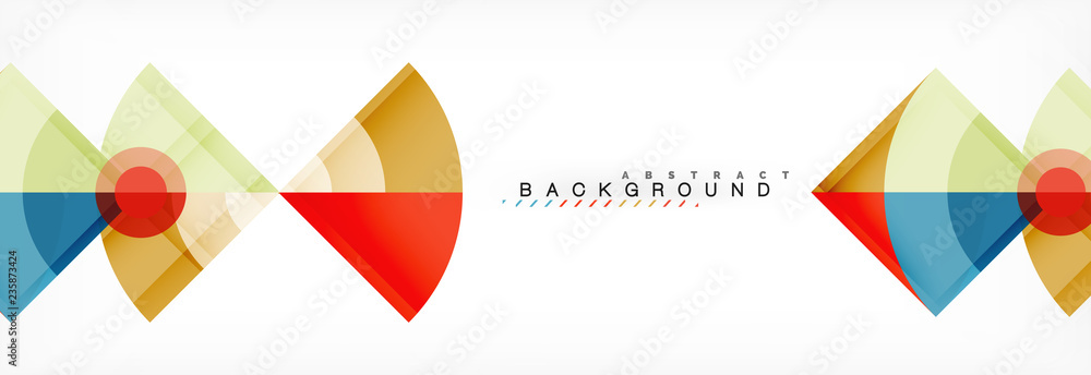 Modern geometric abstract background Modern geometric abstract background
