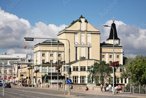 Obraz na płótnie View of Tampere. Finland w salonie