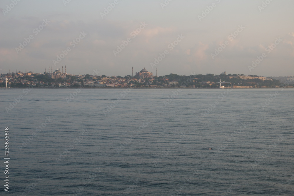 A set of istanbul photographs at sunrise
