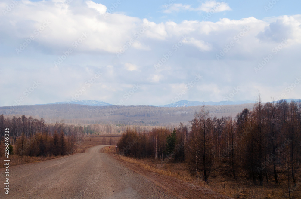 Siberian Earthen Road Siberian Earthen Road