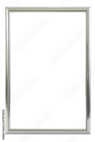 Glossy metallic frame