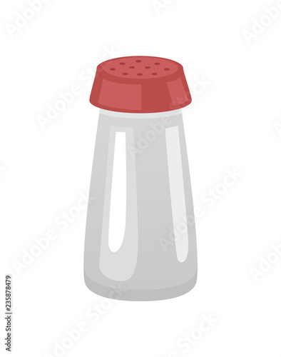 Saltshaker Salt in Container Vector Illustration
