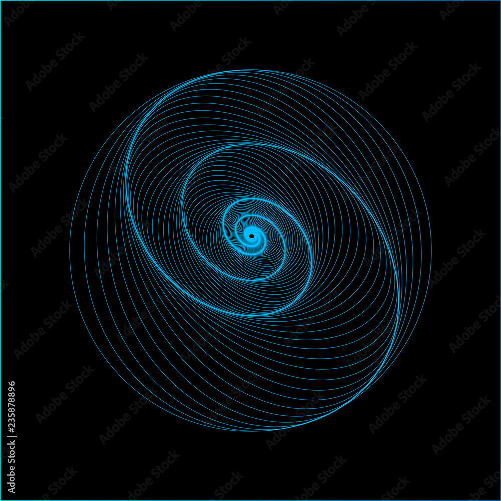 Elegant glowing circle. Tunnel abstract. Twisted lines. Space tunnel.Vector illustration. Elegant glowing circle. Tunnel abstract. Twisted lines. Space tunnel.Vector illustration.