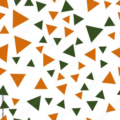 Free Download Seamless vector EPS 10 geometric pattern  with different color triangles - GFXLoad
