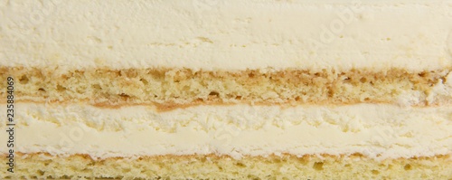 close-up cut of the cake