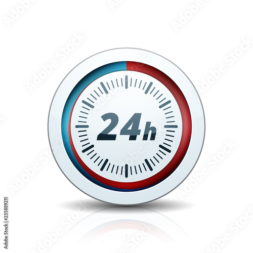 24 hour Support Delivery button illustration