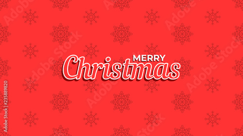Merry Christmas background. Template for poster, banner or web. Vector illustration © vpif