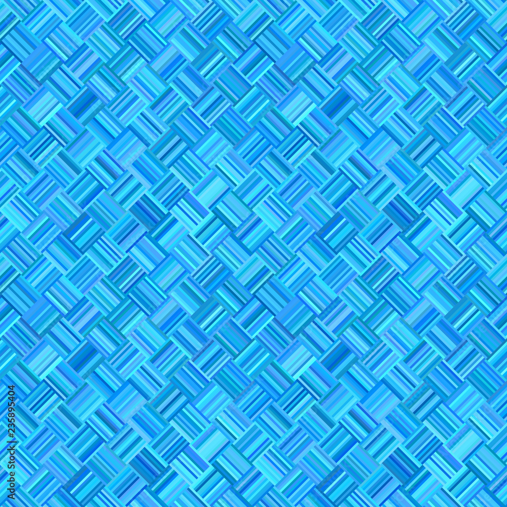 Blue geometrical diagonal stripe mosaic tile pattern background - vector wall graphic Blue geometrical diagonal stripe mosaic tile pattern background - vector wall graphic