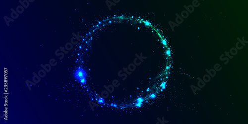 Circle Flash Blue