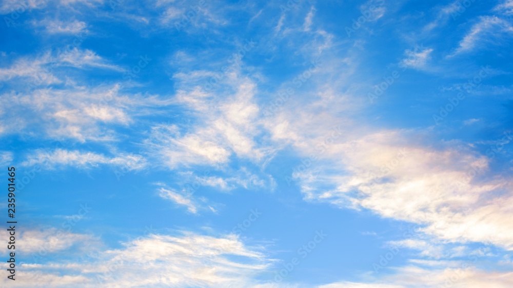 Fototapeta premium Cumulus Clouds in Blue Sky