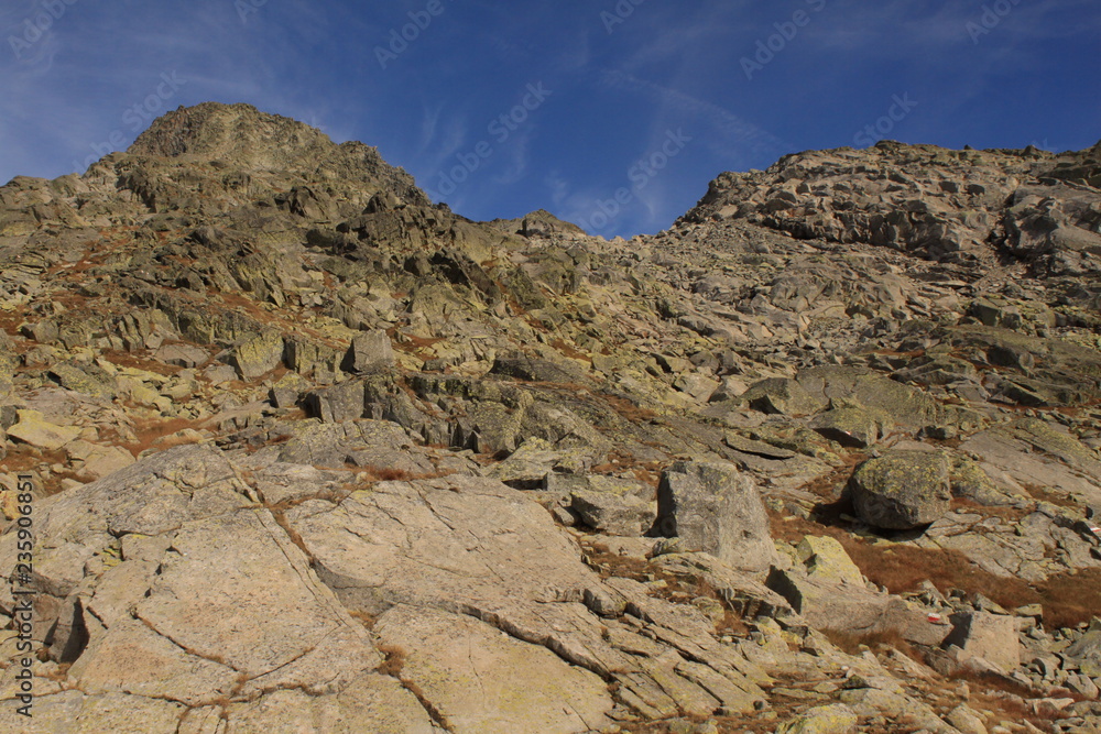 Hochalpine Landschaft am Surettahorn Hochalpine Landschaft am Surettahorn