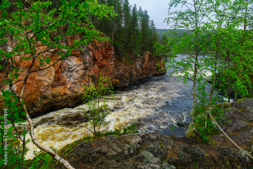 Kiutakongas rapids in Oulanka National Park Kiutakongas rapids in Oulanka National Park