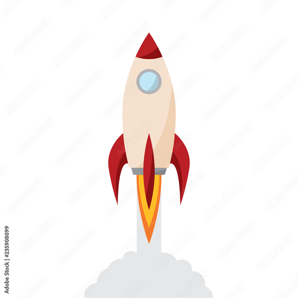Rocket in fly Rocket in fly