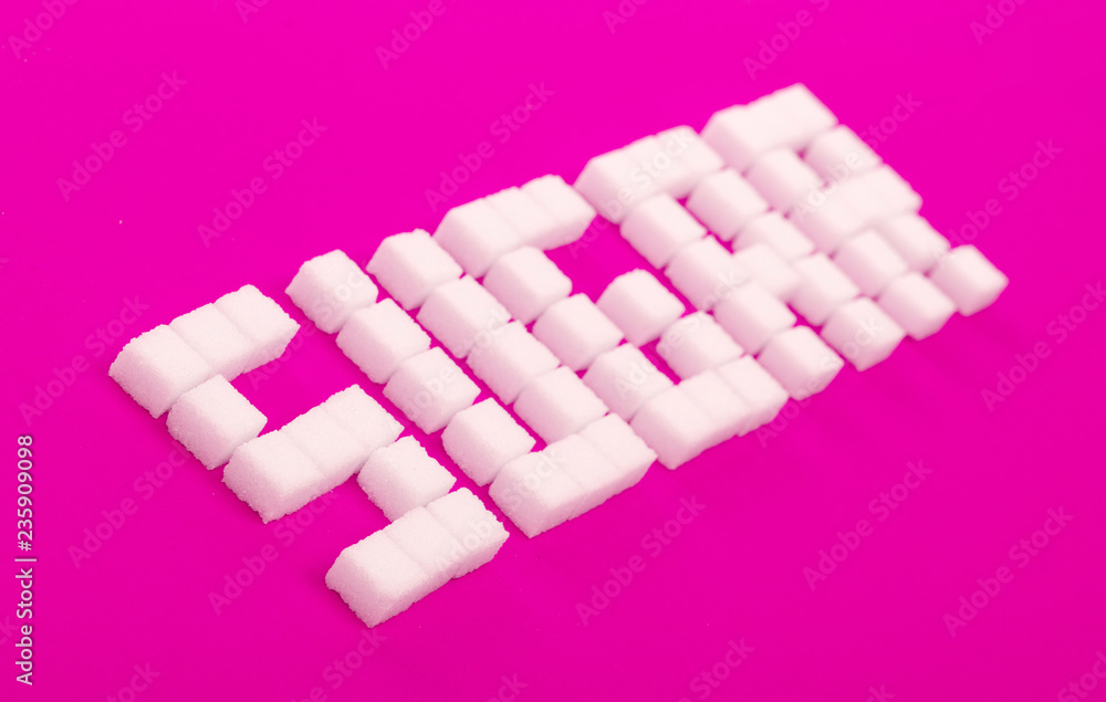 White sugar cubes background White sugar cubes background