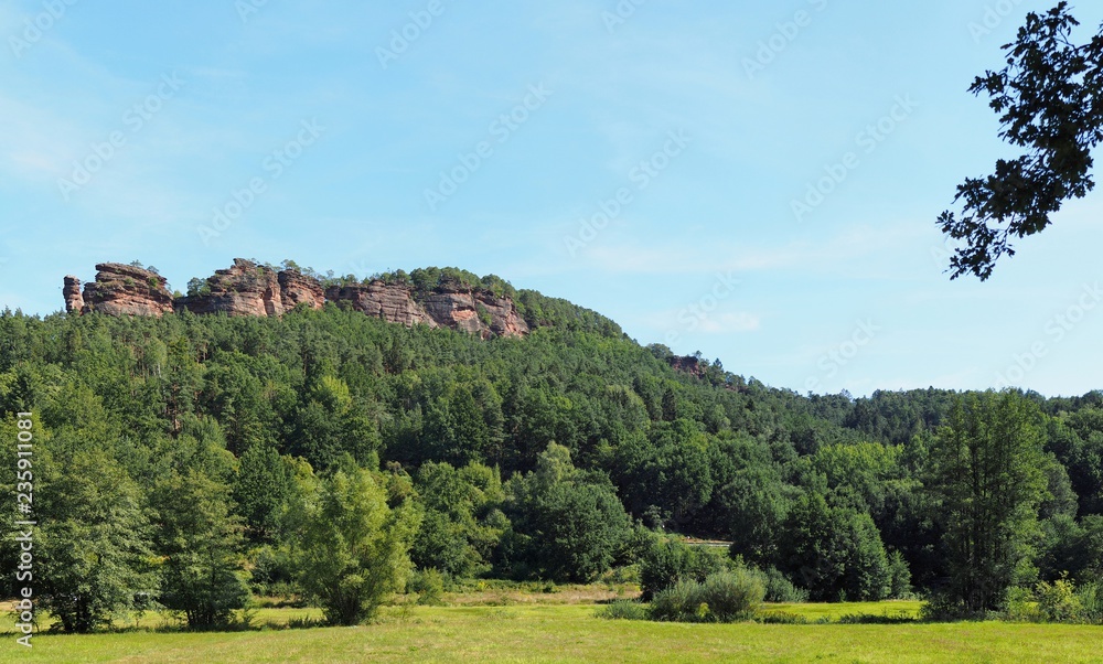 Obraz premium Dahner Felsenland