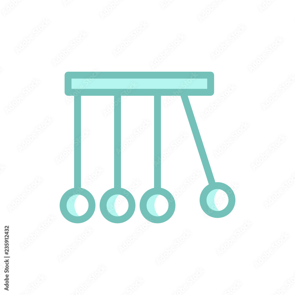 kinetic icon vector with shadow style kinetic icon vector with shadow style