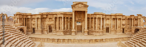 Palmyra, Syria - Ruins Old Greco Roman photo