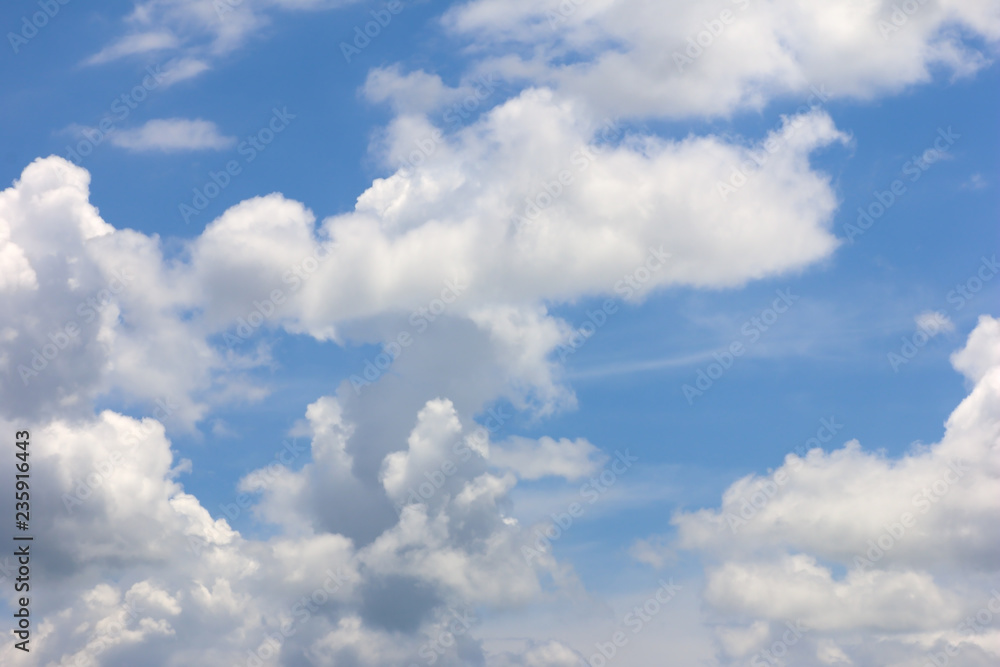 Blue sky background and white clouds soft focus Blue sky background and white clouds soft focus