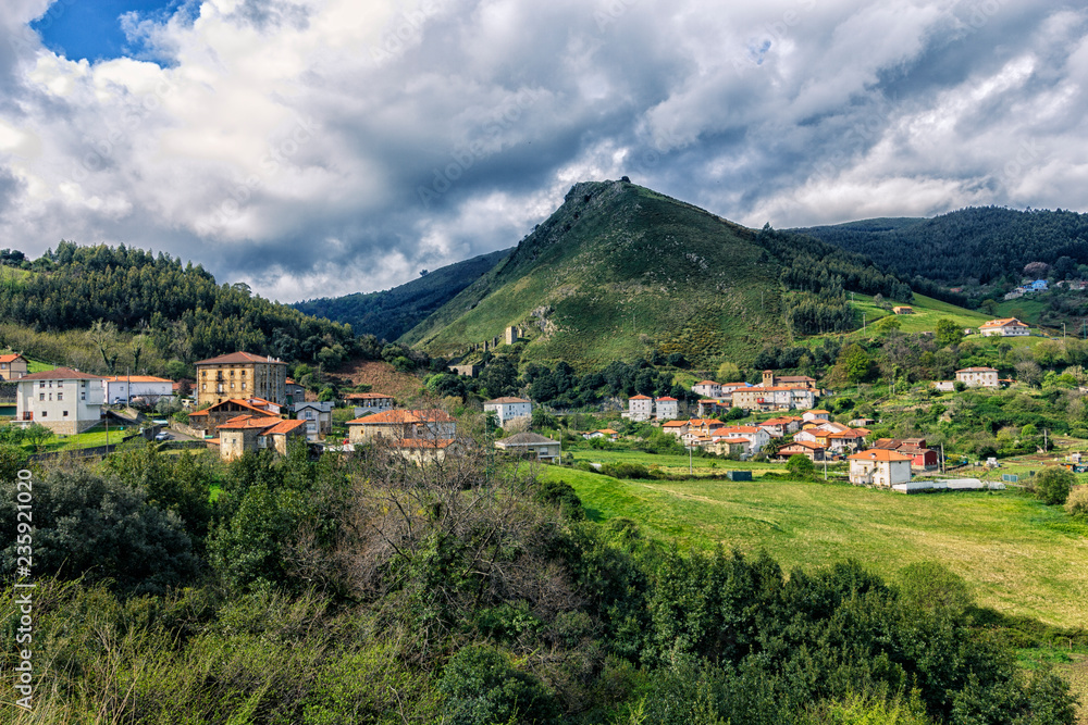 landscape in the basque country