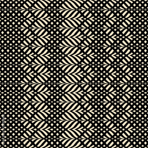 Black Crossed Strokes Texture Seamless Pattern
