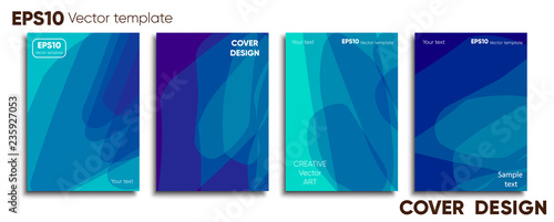 Creative colored cover. Cover design.