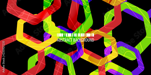 Geometric colorful abstract background