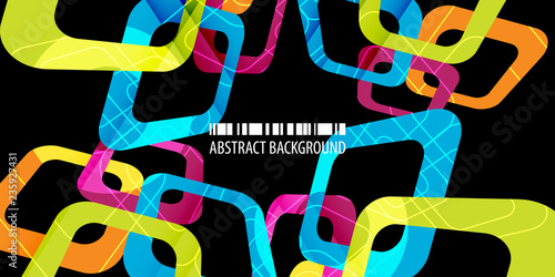 Geometric colorful abstract background