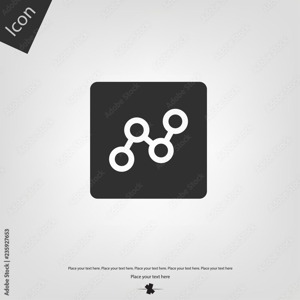 Graph vector icon Graph vector icon