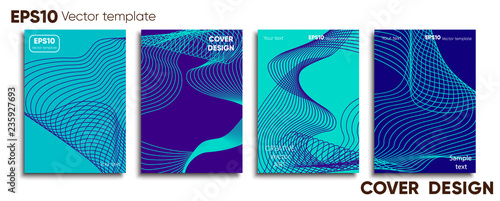 Creative colored cover. Cover design.