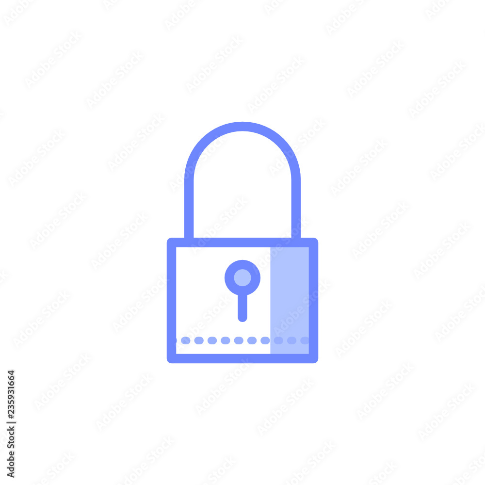 lock icon vector design modern style lock icon vector design modern style
