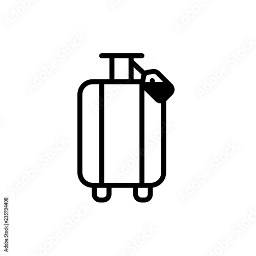 baggage icon vector design
