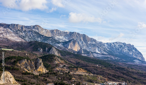 Landscape of the Crimean mountains