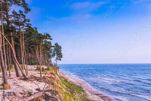 Dutch hat Olando kepure beach close to Karkle, Klaipeda, Lithuania photo