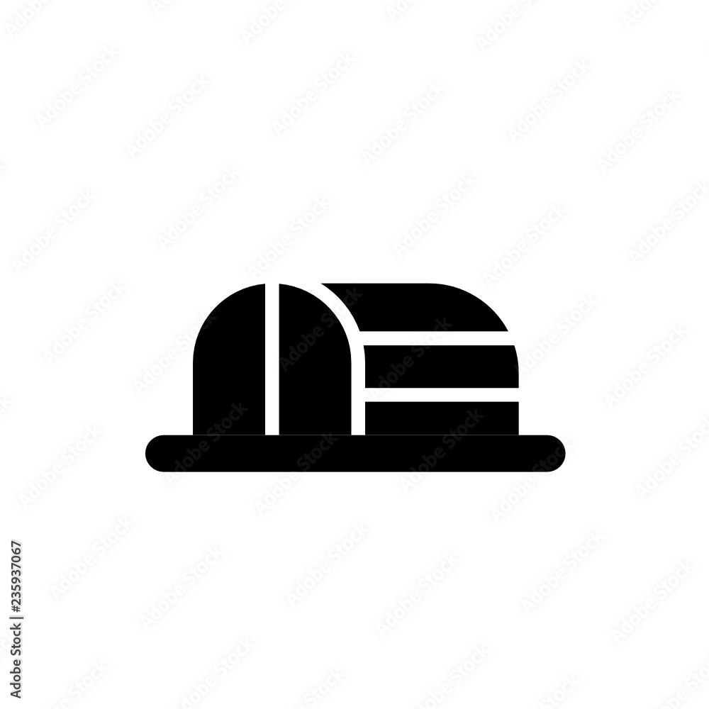 hangar icon vector glyph style hangar icon vector glyph style