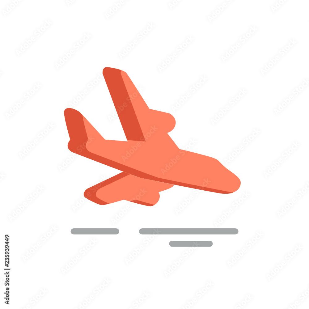 arrival icon vector design flat style