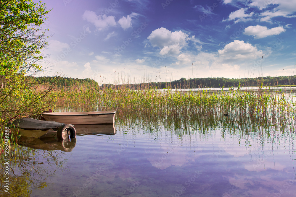 Boats on the lake