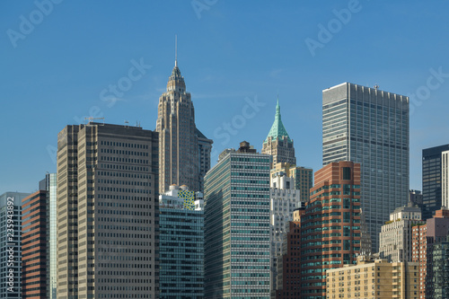 Few skycrapers on Manhattar in New York City © Michal