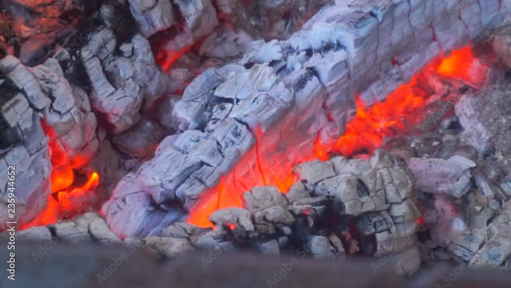 burning coals close-up. 1920X1080 Full Hd. burning coals close-up. 1920X1080 Full Hd.