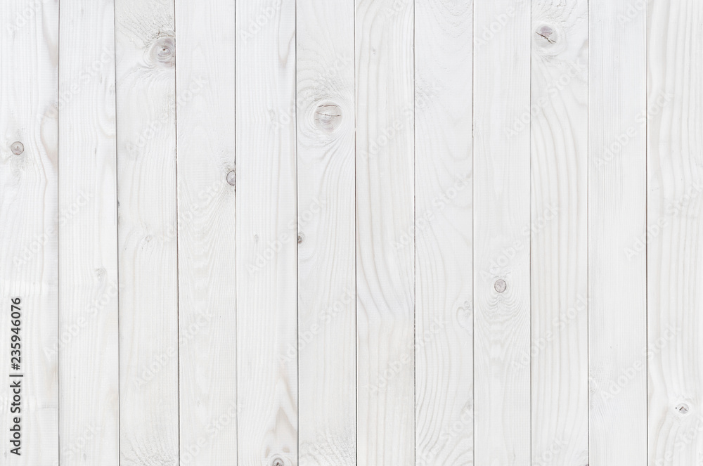 white wood texture background, wooden table top view Stock Photo