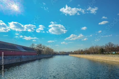 Tongzi River Surround.Forbidden Palace with  Beautiful nature at Beijing capital of China photo