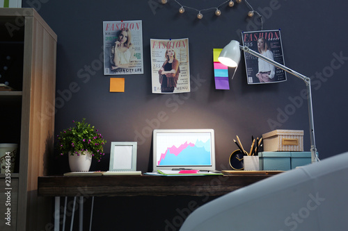 Modern comfortable workplac...