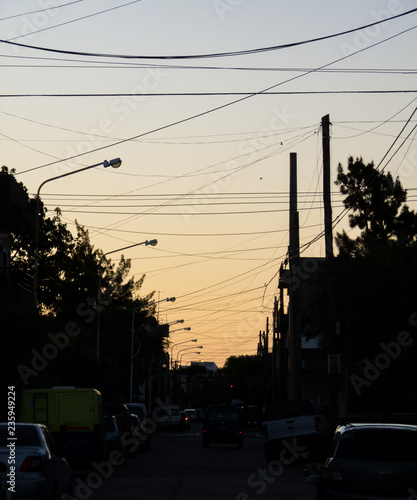 Sunset in the street © Gabriel Pacce