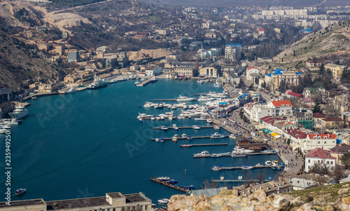 Black sea coast, Balaklava, Crimea photo