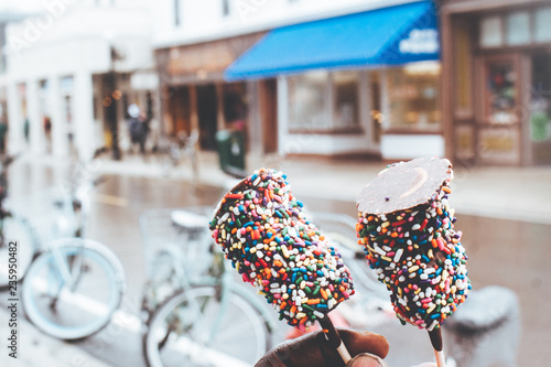 chocolate covered marshmallow