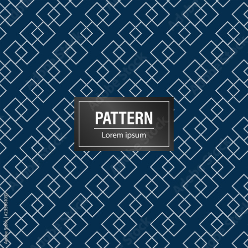 Geometric pattern background. Minimal and modern blue background
