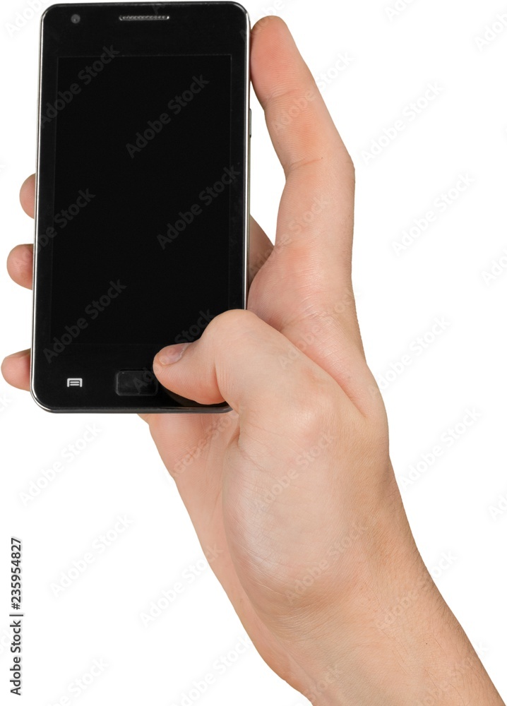 Smart phone with a blank screen Smart phone with a blank screen