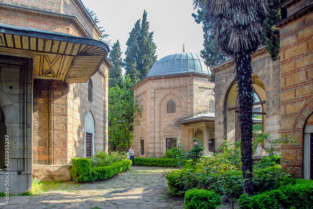 Bursa, Turkey, 01 May 2012: Muradiye complex, Tombs