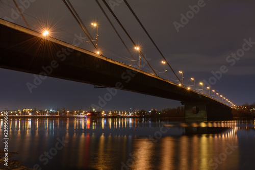 Night Kyiv in early spring